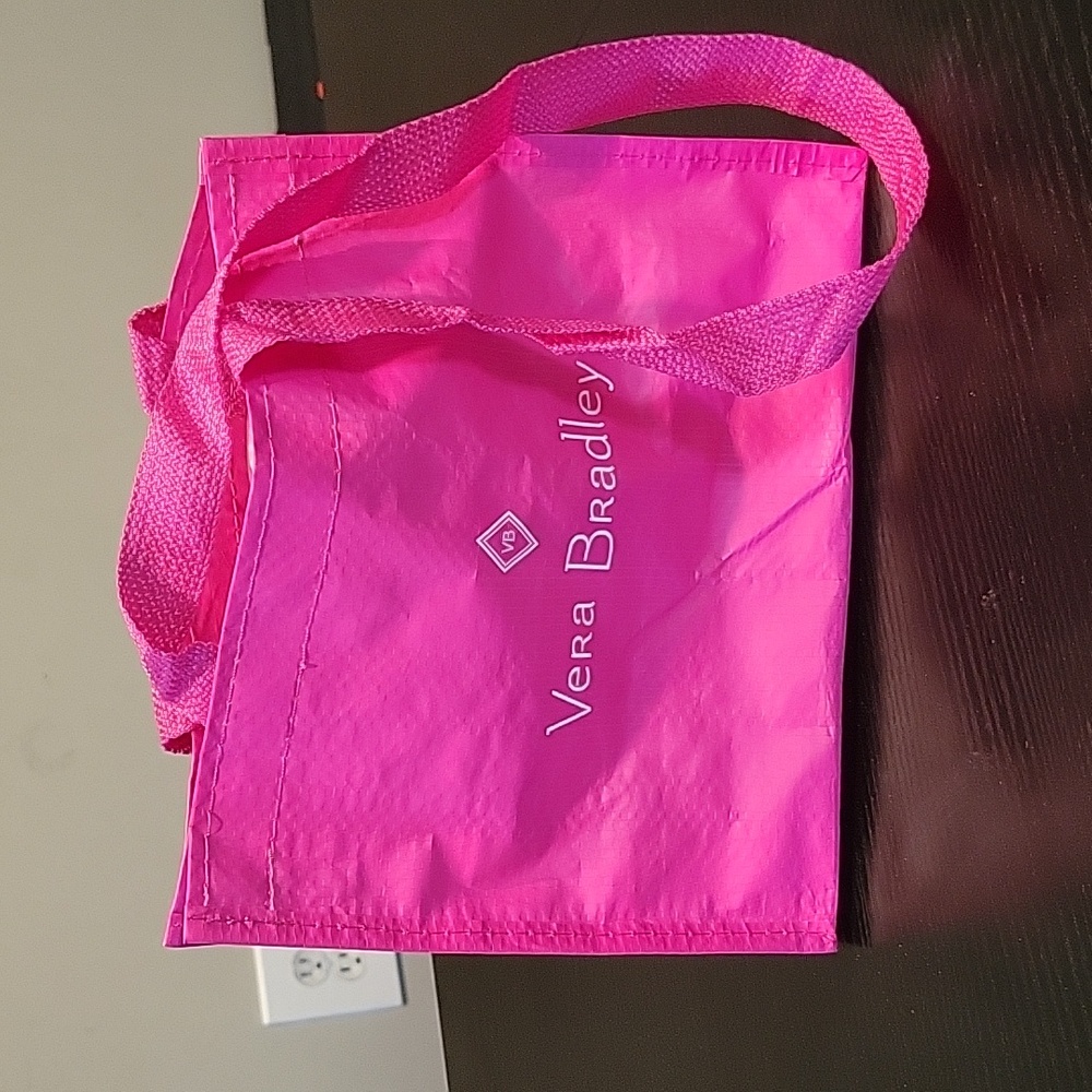 Vera Bradley Hot Pink Mini Shopping Tote